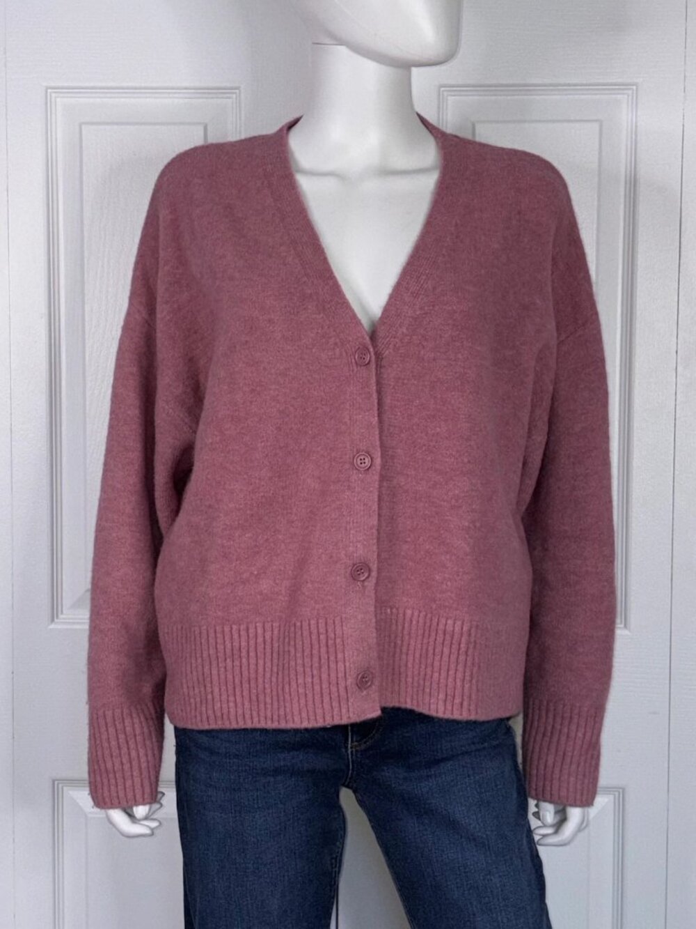 ZARA women's oversized knitted cardigan small